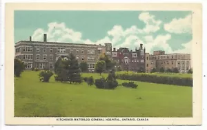 Kitchener Ontario Postcard General Hospital Unused White Border - Bild 1 von 2