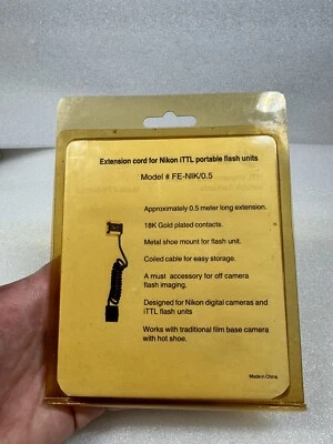 Rokunar SP Studio Systems iTTL Extension Cord for Nikon Portable Flash Units - Image 1 of 4