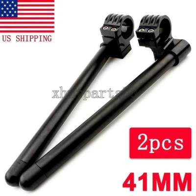 Guidões clip-on 41MM 7/8" para Suzuki SV650 SV650S 1999-2010 Bandit 400 600 - Imagem 1 de 4