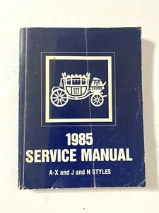 1985 General Motors Body by Fisher Service Manual for Body Styles A-X, J & N - Picture 1 of 6