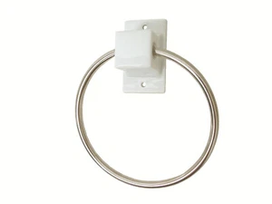 (27151) TOALLERO ARO CUBO PARED BAÑO PORCELANA BLANCO - Bild 1 von 1