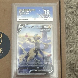 Zeraora V (166/198) [Pokémon TCG -Sword & Shield: Chilling Reign] Ace Grading 10 - Foto 1 di 4