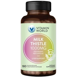 Milk Thistle Supplement Max Strength 1000mg Liver Health Cleanse Detox & Repair - Picture 1 of 3