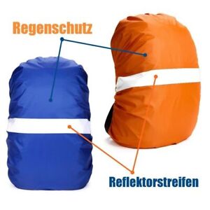 Regenschutz Schulranzen Rucksack Reflektierend Schutzhülle Regenhülle Tasche 35L