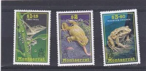 MONTSERRAT 1991 FROGS AND TOAD SET SG.860-862 MNH - Picture 1 of 1