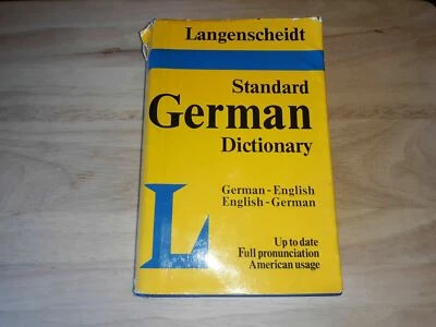 Langenscheidt's Standard Dictionary of the English and German 1970 - Image 1 of 4