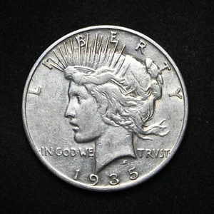 1935-S Peace Silver Dollar (cn14806) - Picture 1 of 2