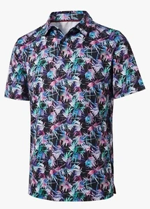 Performance Polo Men Golf Stretch Short Sleeve Dry Fit Moisture Wicking XL - Picture 1 of 4