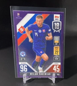 2022-23 Topps Match Attax 101 Milan Škriniar Purple Foil Parallel #CD18 - Picture 1 of 2