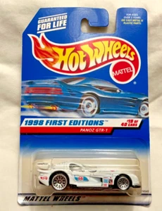 Hot Wheels / Panoz GTR-1 White With Graphics First Editions 1998 New Sealed - Picture 1 of 9