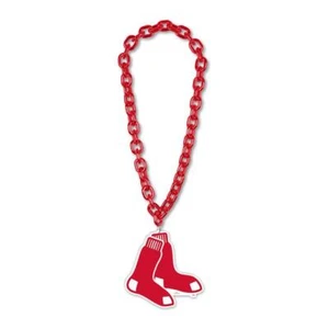 Boston Red Sox Big Chain Fan Necklace with Foam Logo [NEW] MLB Game Tailgate - Picture 1 of 1