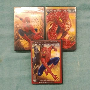 Spider-Man 1, 2 & 3 ~ Tobey Maguire Spcl Editions DVD Marvel Lot - Picture 1 of 4