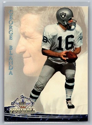 George Blanda 1994 Ted Williams Roger Staubach's NFL #45 Football Card Raiders - Image 1 of 2
