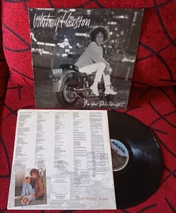 WHITNEY HOUSTON **I'm Your Baby Tonight** ORIGINAL 1990 Spain Press LP w/ INSERT - Picture 1 of 5