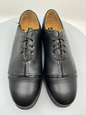 [NUEVO] Zapatos de golf Footjoy Icon de cuero - 52043 (negro) / Elige la talla Foto 1 de 4