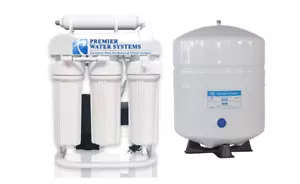 200 GPD Light Commercial Reverse Osmosis Water Filter System | 6 gal tank + Pump - Picture 1 of 2