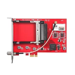 TBS6290se DVB-T2/T/C Dual PCI Express Terrestrial Cable TV Tuner Card with Du... - Picture 1 of 9