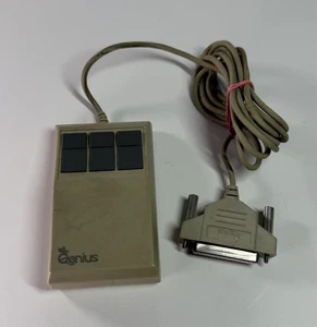 GENIUS MOUSE Vintage PC Mouse 3 Button GM-6 *UNTESTED* - Afbeelding 1 van 4