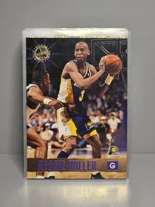 1995-96 Stadium Club Reggie Miller SOLO MEMBRI card #41 Pacers HOF - Foto 1 di 1