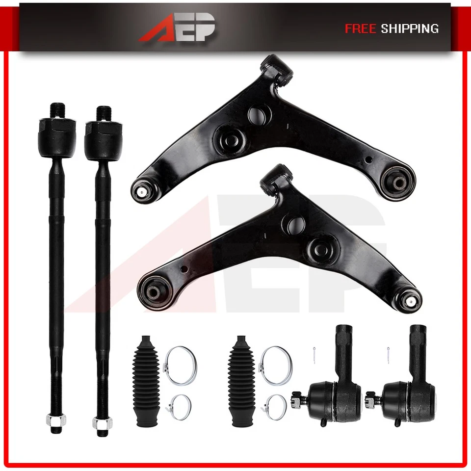 Fits 2002-2006 Mitsubishi Lancer Front Control Arm And Ball Joint Tie Rod End - Image 1 of 1