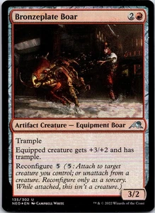 Bronzeplate Boar U Kamigawa: Neon Dynasty 135 MP - Picture 1 of 2