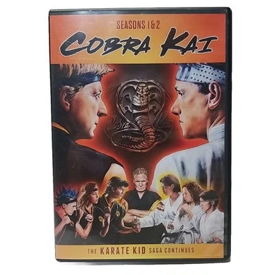 New Cobra Kai Season 1-2 DVD, 4 disc set, Free Shipping in the US Foto 1 de 2