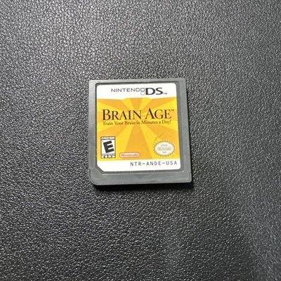 Brain Age Train Your Brain in Minutes a Day Nintendo DS 2006 Cartridge - Image 1 of 2