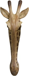 Mascara de animal de la sabana de Design Toscano Escultura de pared Jirafa - Imagen 1 de 12