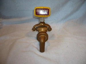Jacob Ruppert Ale beer tap knob New York, NY with brass tap - Picture 1 of 5