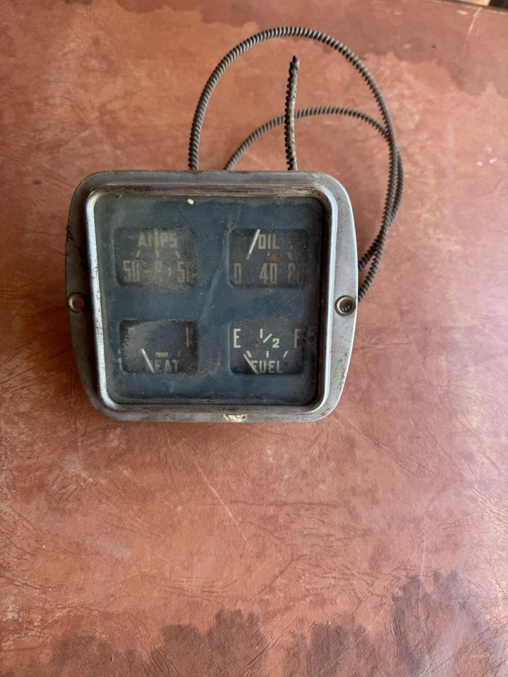 Dodge Pickup 1951 1952 1953 tablero calibre conjunto tablero original Foto 1 de 4