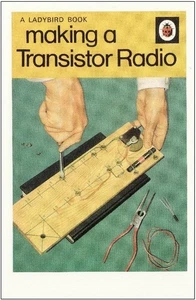 Postkarte basteln ein Transistorradio Marienkäfer Buchcover 1972 Wie man es macht - Bild 1 von 1