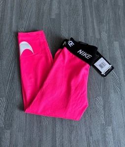 New Nike Dri Fit Girls Size 5 Leggings 5T Pants Pink - Picture 1 of 4