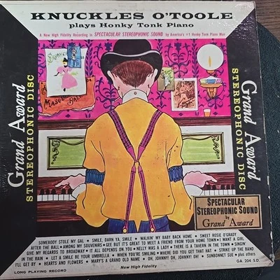 Knuckles O'Toole - Plays Honky Tonk Piano - 1966 Vinyl Record LP - VG+ - Image 1 of 4