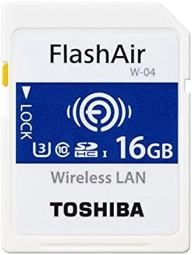 Toshiba Wireless LAN SDHC Memory Card 16GB Class10 UHS-1Flash Air SD-UWA016 - Image 1 of 4