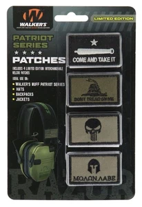 Walker's Game Ear Patriot Edición Limitada Moral Patch Kit - GWP-PATKIT - Imagen 1 de 1