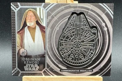 OBI-WAN KENOBI Topps Star Wars STAR WARS COMMEMORTIVE MEDALLION SP RARE - Image 1 of 2