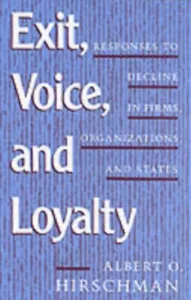 Exit Voice and Loyalty von Albert O. Hirschman 9780674276604 NEU Buch - Bild 1 von 1