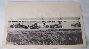 C1940 POSTAL POSTAL PUBLICITARIA VINTAGE OLEAN NY MIDGET CARRERAS - Imagen 1 de 2