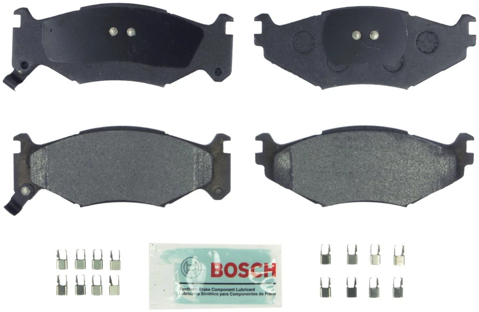 For Chrysler Daytona Plymouth Grand Voyager Front Blue Disc Brake Pads Bosch - Image 1 of 1