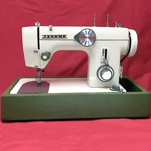 JANOME Japan vintage Robust Zickzack Nähmaschine Serviced - Bild 1 von 12