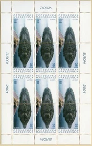 2001 - Europa CEPT (Macedonia) - Acqua ricchezza naturale, minifoglio MNH** - Picture 1 of 1