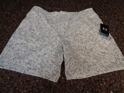 Pantalones Cortos de Golf Under Armour Talla 34" Para Hombre UA Iso-Chill Estampados 7" Ins Blanco Azul Marino Nuevos con Etiquetas Foto 1 de 4