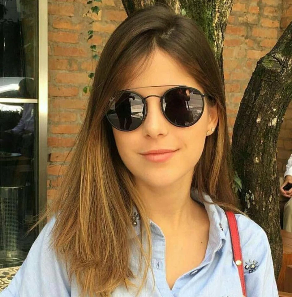 Gafas de sol RB3647N ROUND DOUBLE BRIDGE - LENTES NEGRAS clásicas Foto 1 de 4