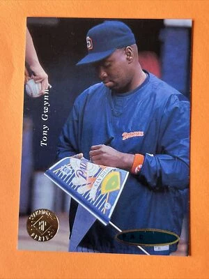 1995 PADRES SP Championship #90 Tony Gwynn Baseball Card - Image 1 of 3