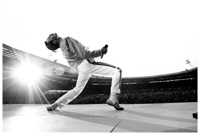 Freddy Mercury Poster 24x36 Inch Photo Rare Wall Art Print - Wembley Arena 2 - Image 1 of 4