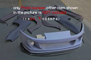 For 93-98 Supra MK4 JZA80 VRS Type Fiberglass Front Bumper Bar Tuning Body Kit - Picture 1 of 5