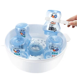 Steam Cleaner For Baby Bottles Baby Bottles Microwave Sterilizer Steam Cleaner - Picture 1 of 11