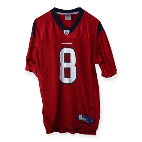 Reebok Houston Texans Jersey 8 David Carr Youth Large Nylon Kids 14-16 Cover