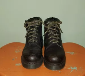 BOTINES DE COLECCIÓN DR. MARTENS INGLAND MARRÓN MUJER EE. UU. TALLA 8 - Imagen 1 de 6