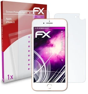 atFoliX Película Vidrio para Apple iPhone 8 9H Armadura protectora - Imagen 1 de 5